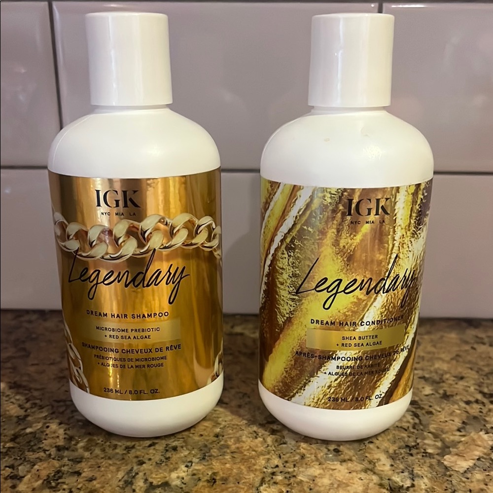 IGK Legendary Dream Hair Shampoo and Conditioner Set